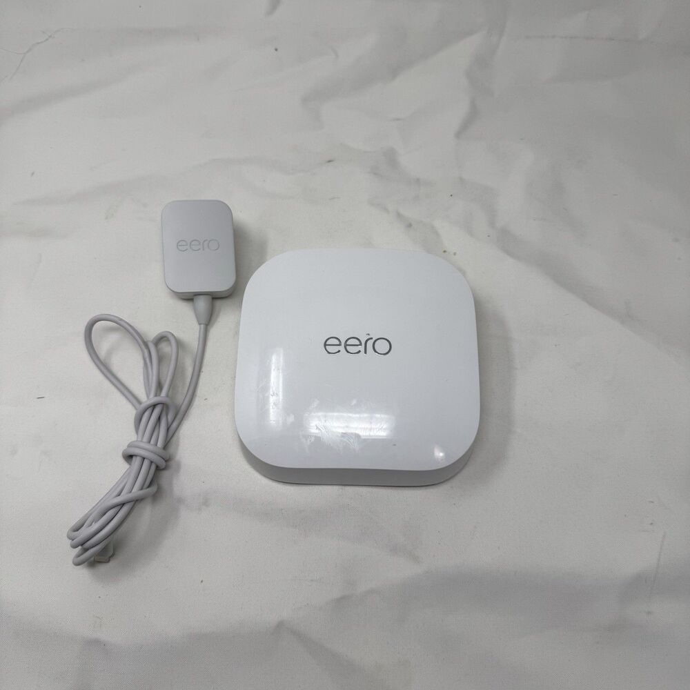 Eero Pro 6E Tri-Band AXE5400 Mesh WiFi 6E Router - Tested Working + Power Cord